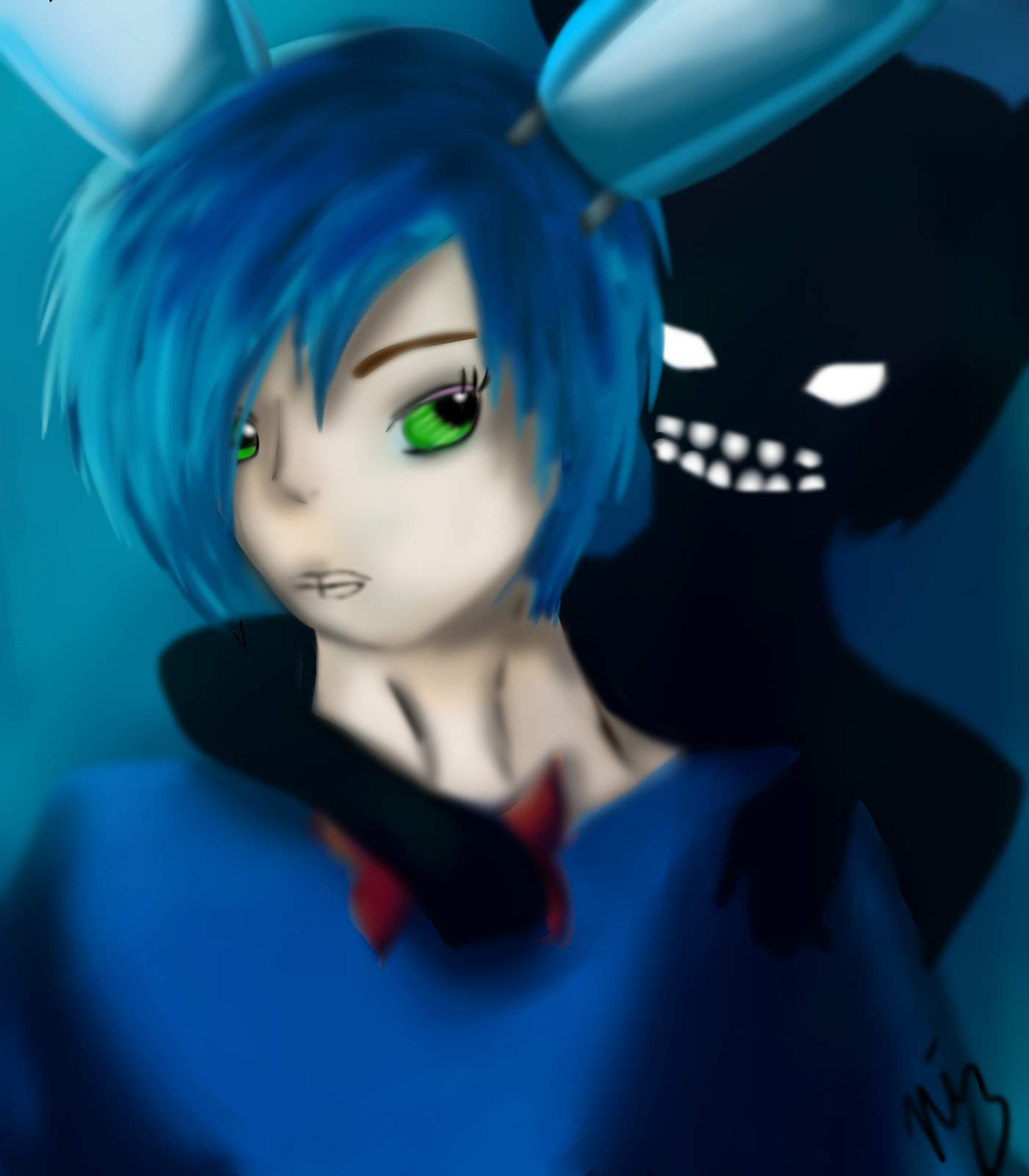 Toy Bonnie And Shadow Bonnie Redraw Five Nights At Freddy S Amino