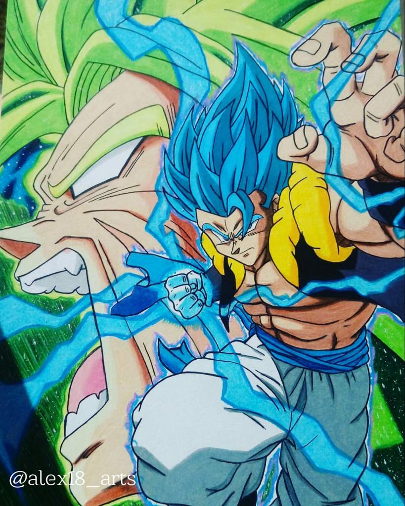 gogeta blue broly