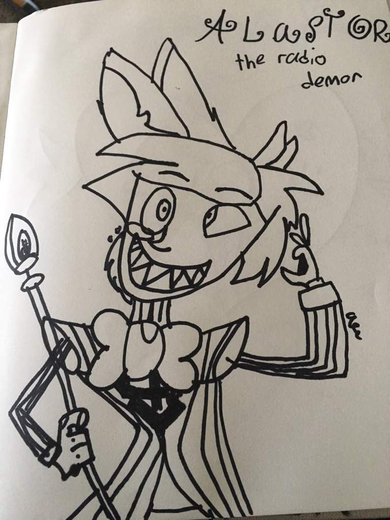 Alastor Drawing Hazbin Hotel Official Amino