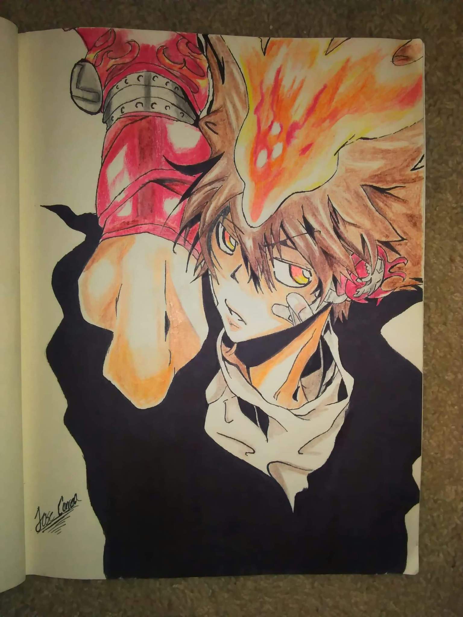 My 1st Tsuna Drawing ♪♡anime World♡♪ Amino