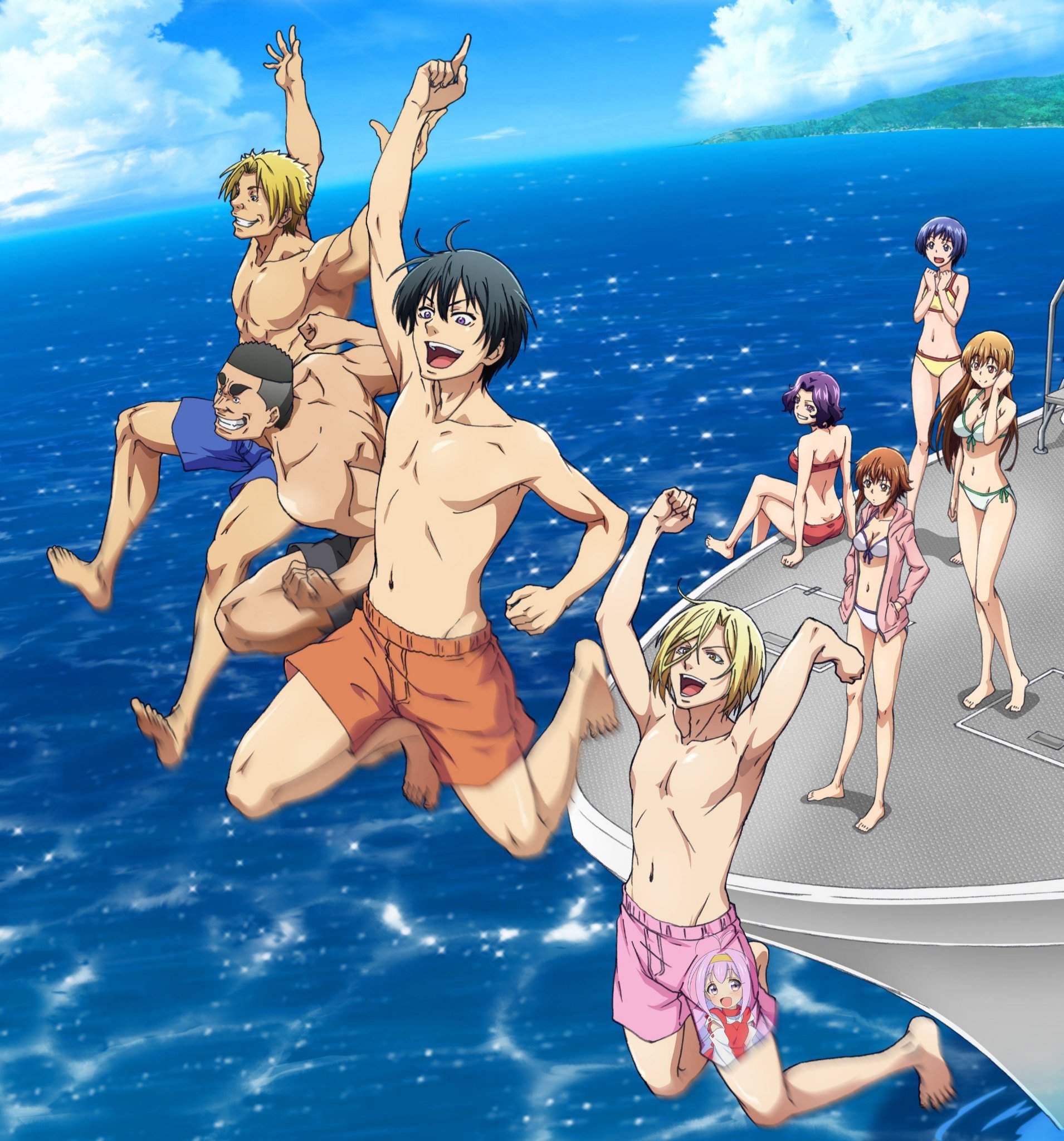 Grand Blue аниме Китахара