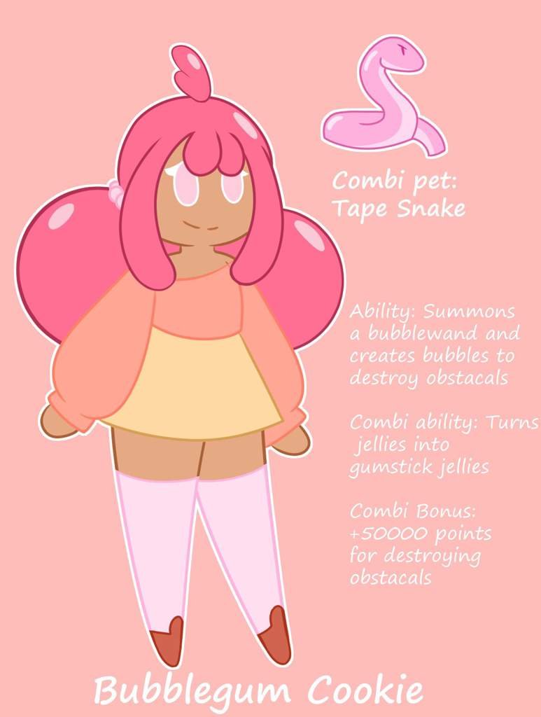 Cookie oc Bubblegum cookie *Cookie Run* Amino