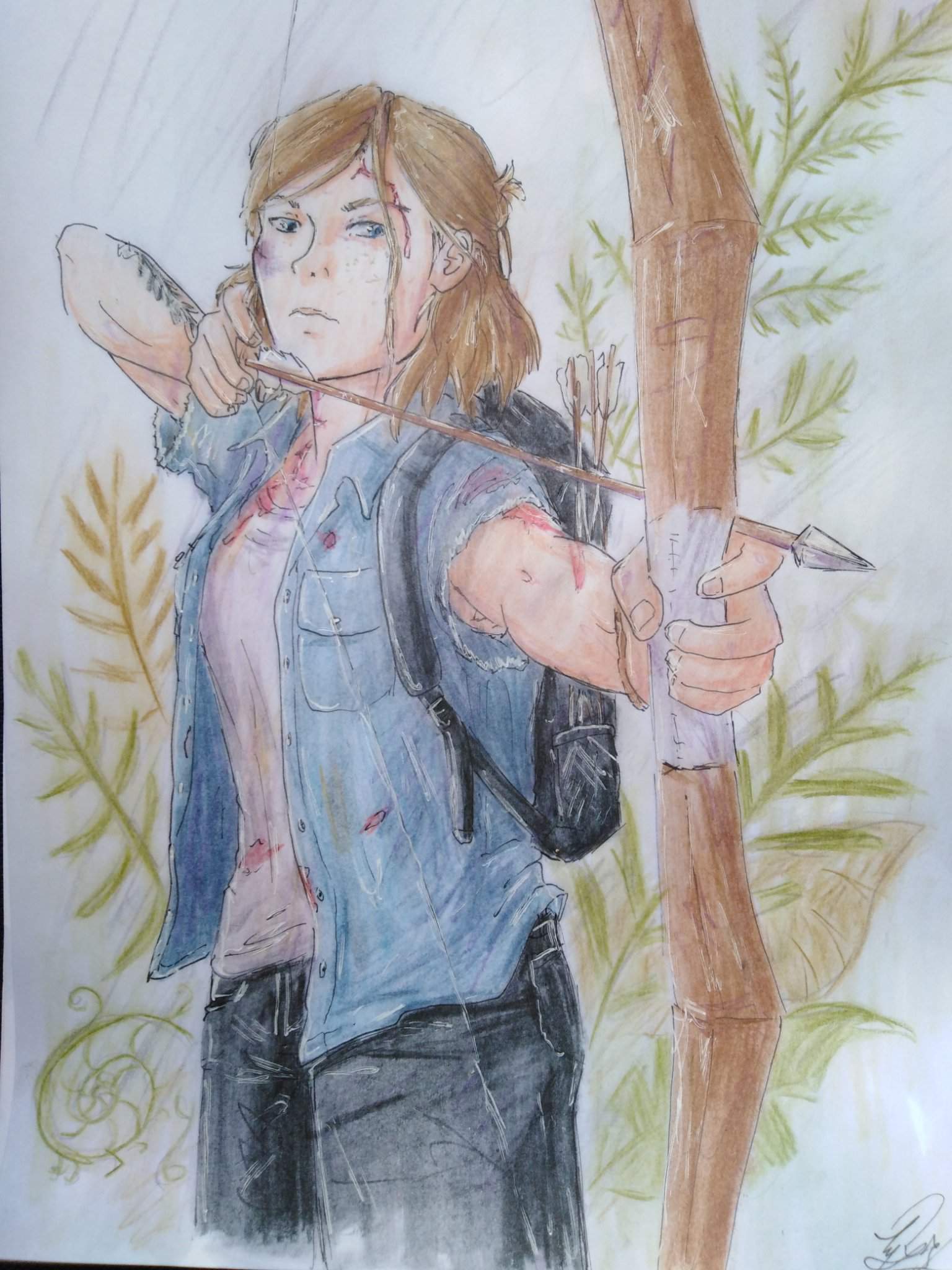 fanart-of-ellie-from-tlou-2-zombie-international-amino