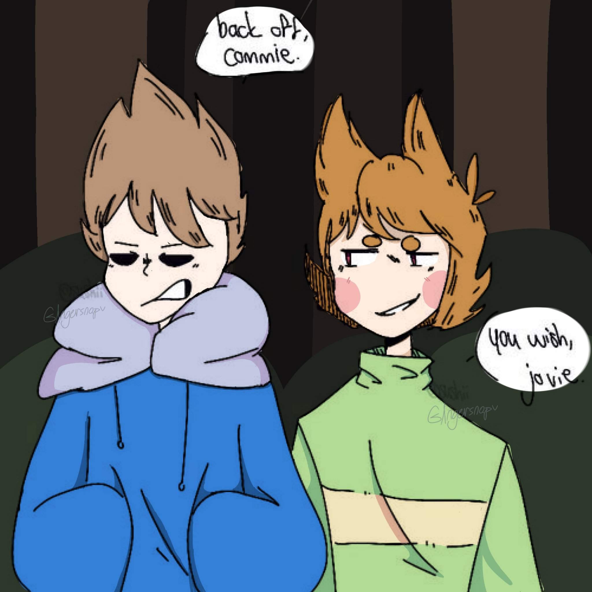 Back Off, Commie [eddsworld & Undertale Crossover] 