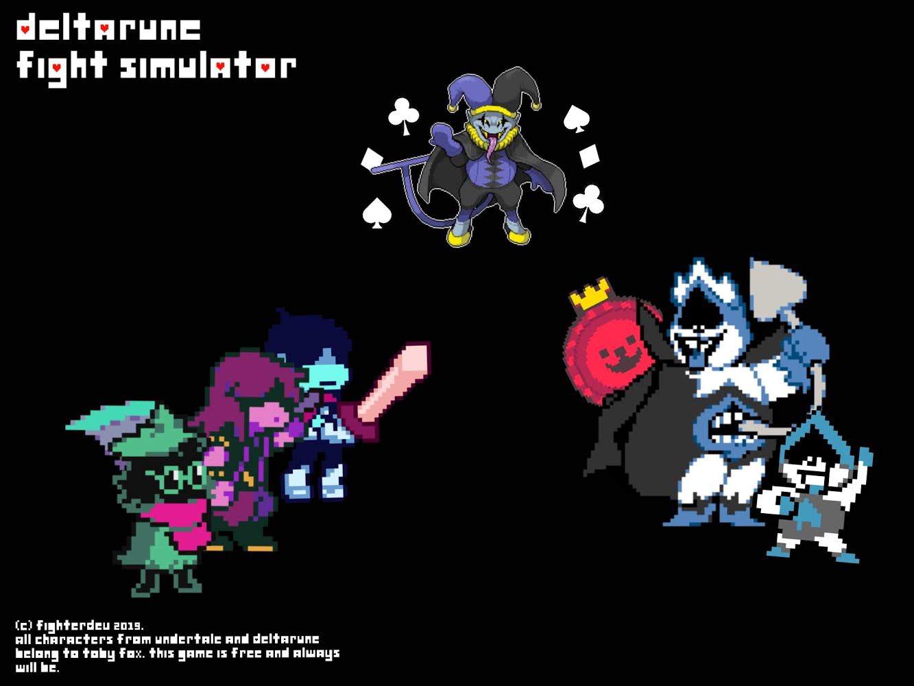 deltarune fight simulator