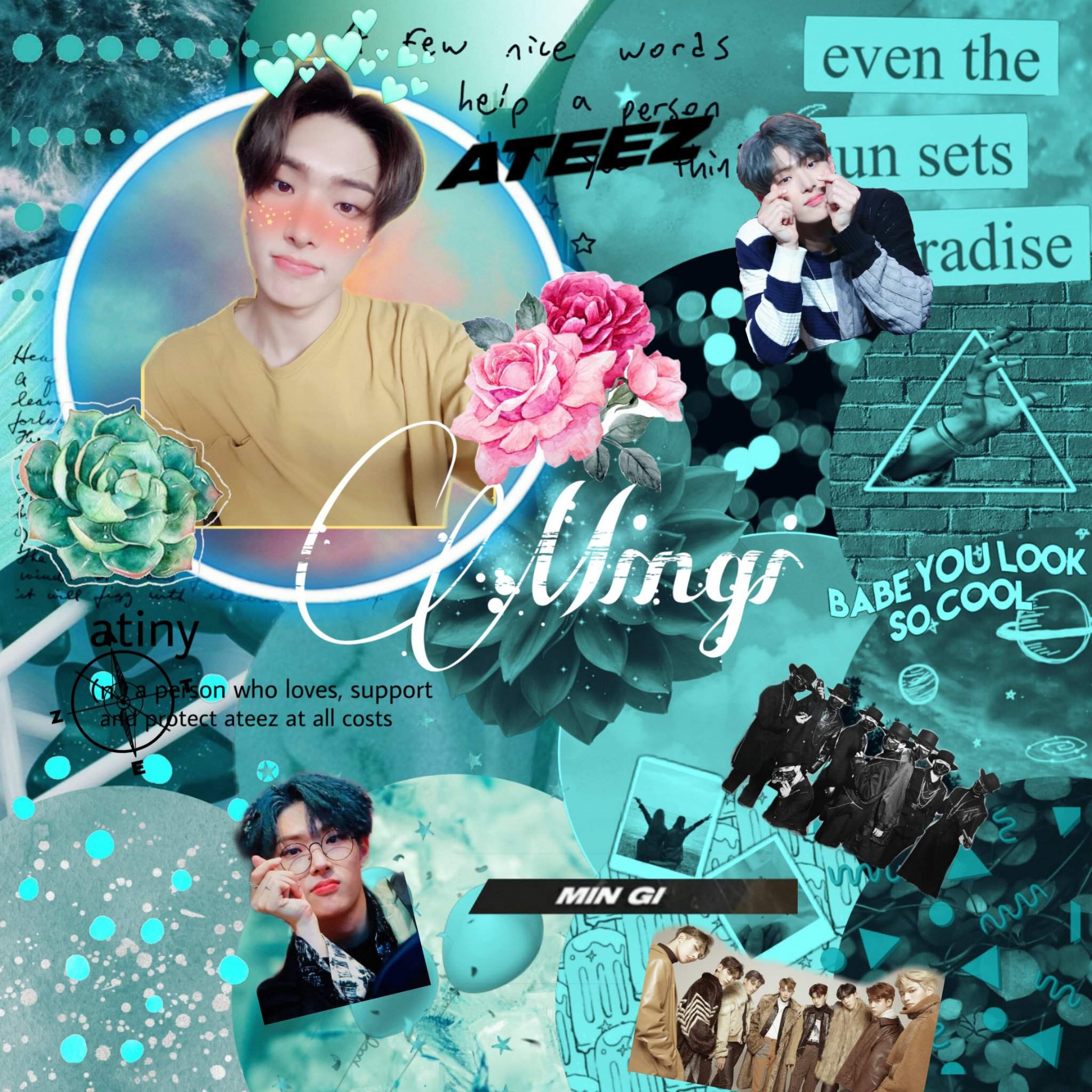 Ateez Mingi Edit K Pop Amino