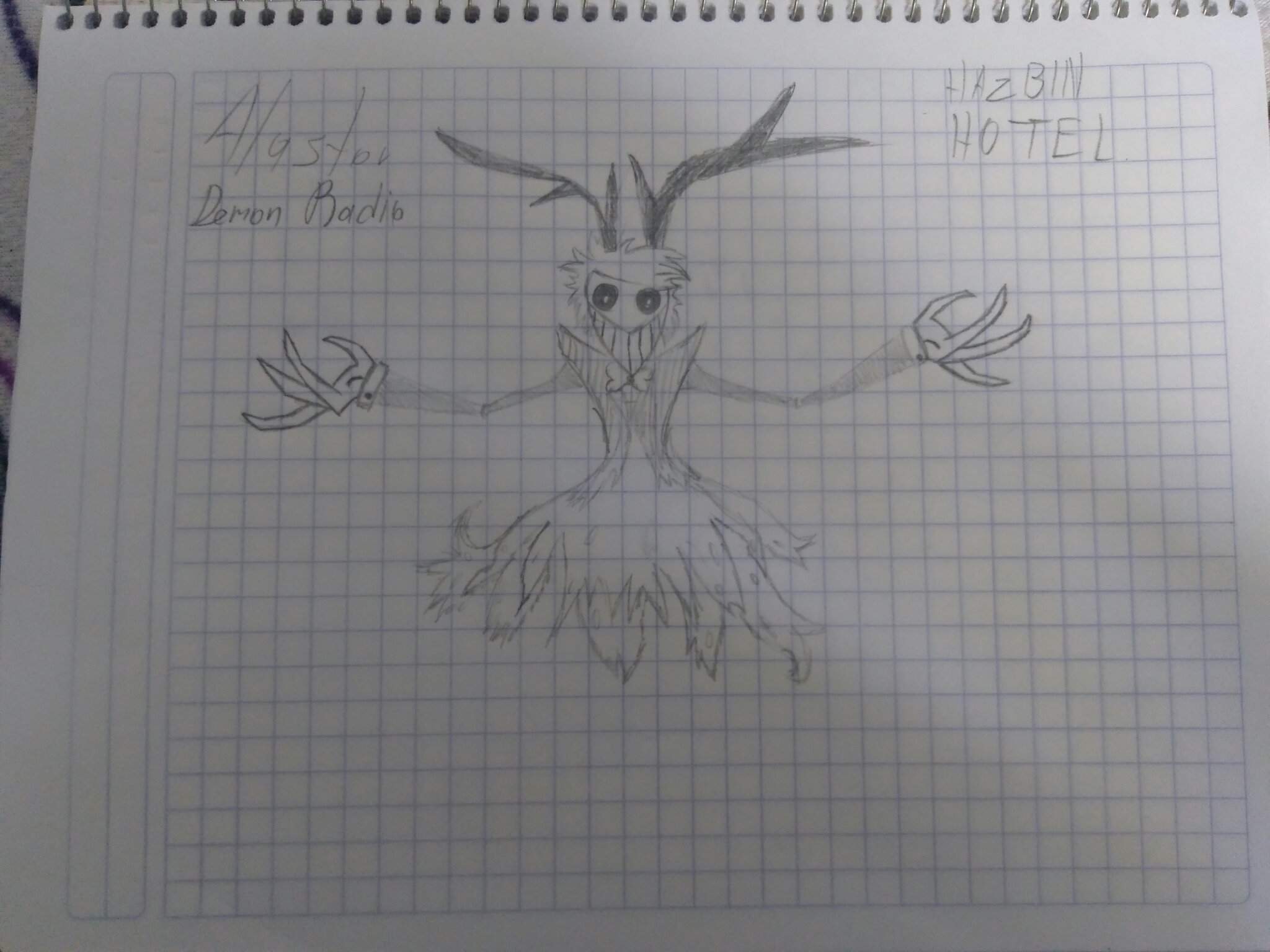 Dibujo Del Demonio De La Radio ARTE MACABRO Amino