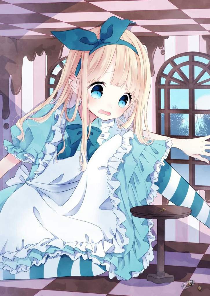 Alice in wonderland as anime
