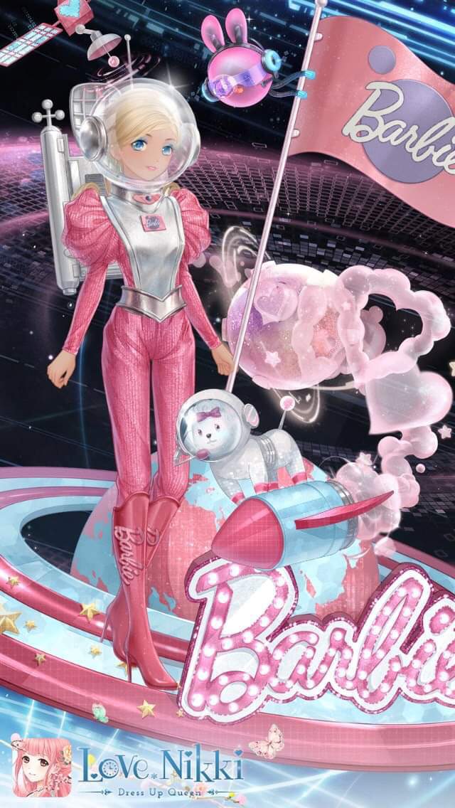 space barbie