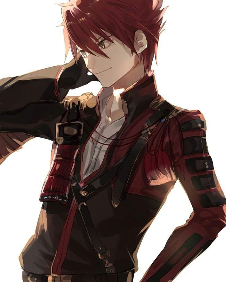 Anime redhead male