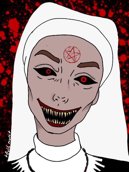 Рисунок Evil Nun (RUS) Amino.