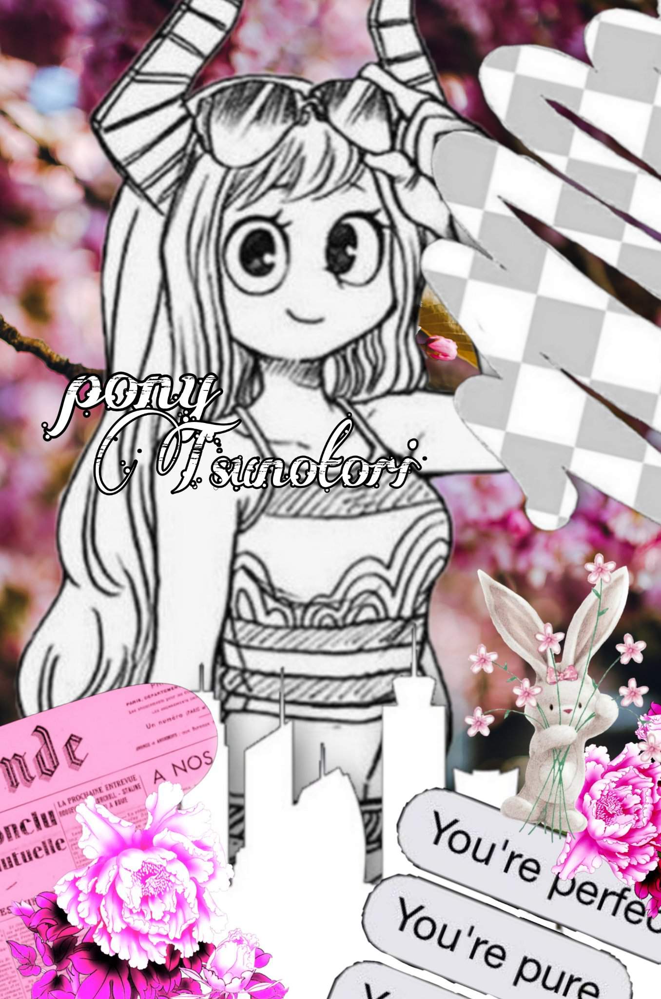 🌸Poni Tsunotori Edit Set🌸 | My Hero Academia Amino