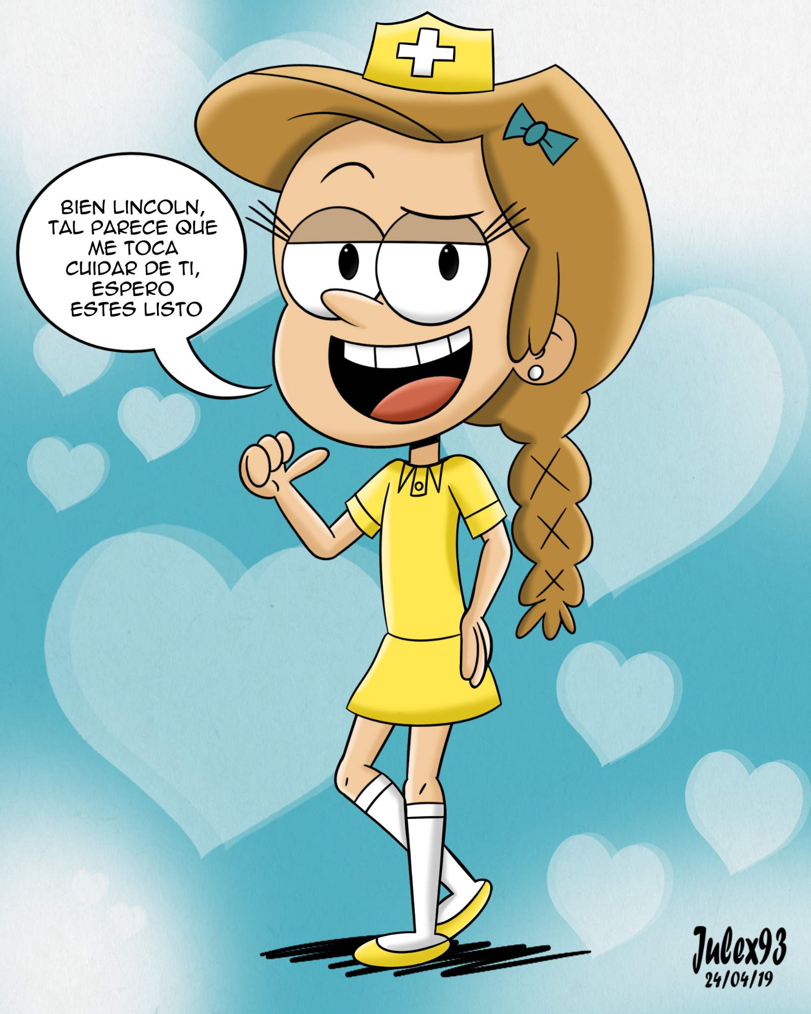 Enfermera Girl Jordan The Loud House Español Amino