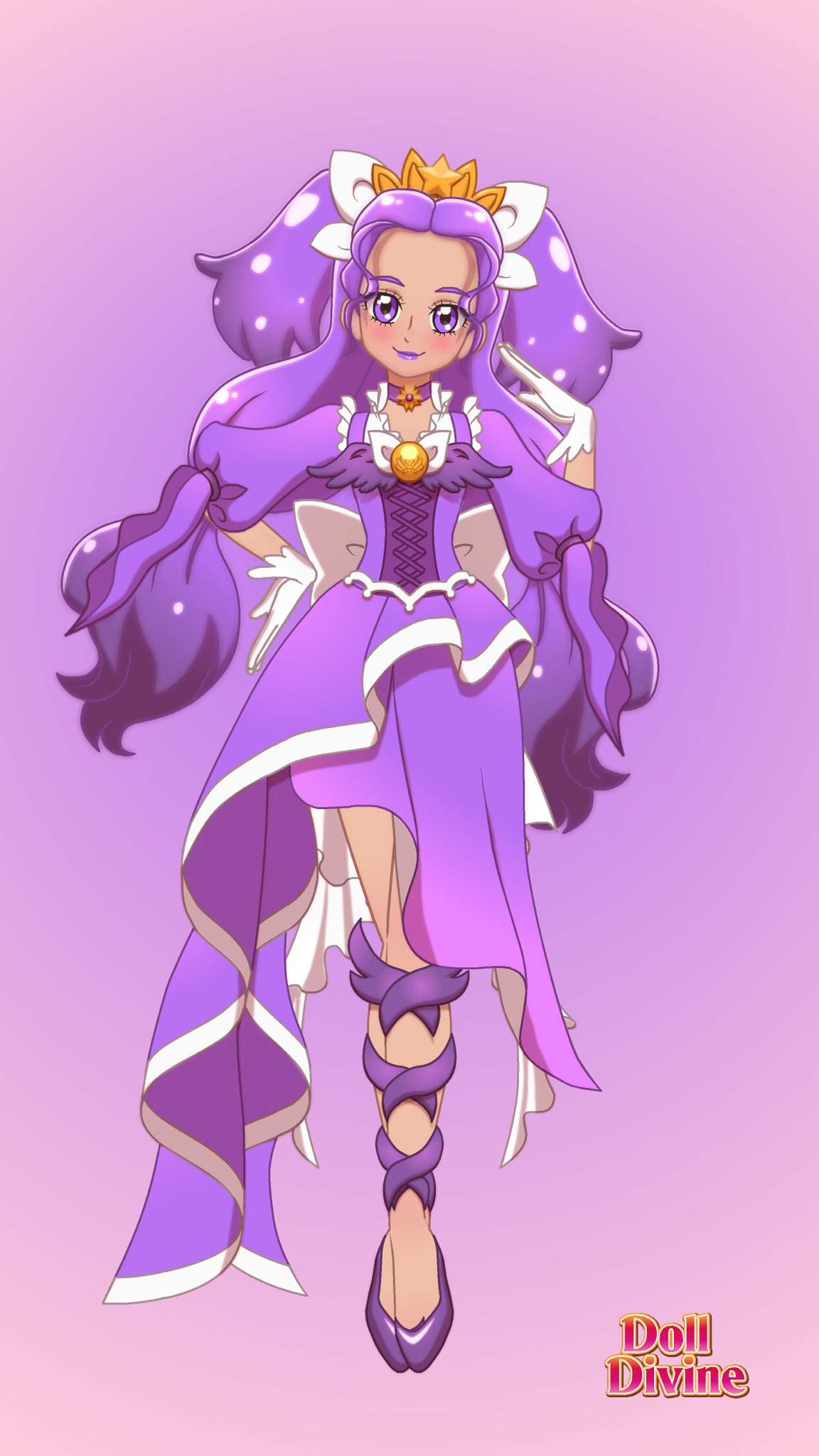 Cure Purple Purple The Colour Of Power The Pride Of Mystery Im Cure Purple Glitter Force 5876