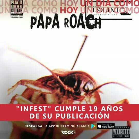 19 Años Del Álbum Infest - Papa Roach | Vive El Rock Amino