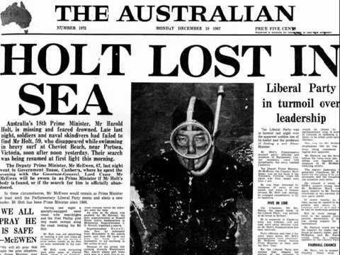 Disappearance Of Australian Prime Minister Harald Holt Conspiracy Theory Amino