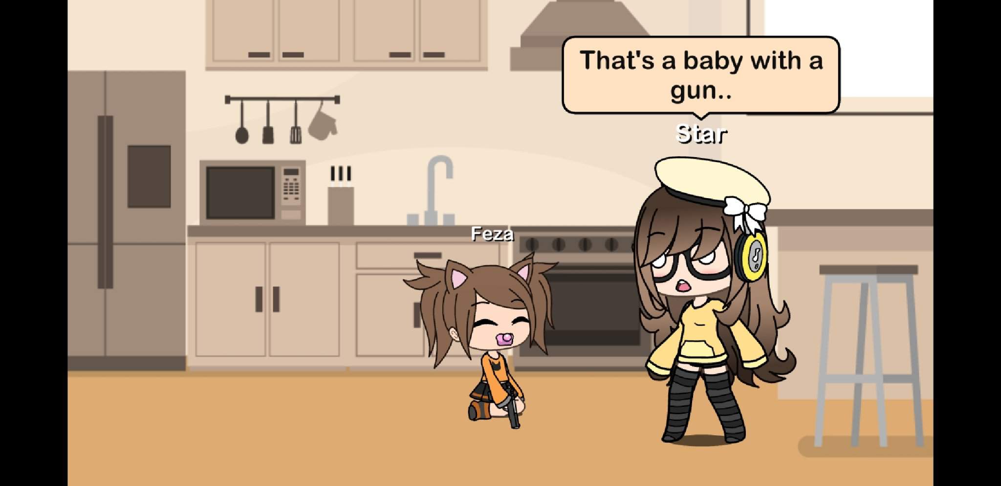 A Baby With A Gun Gacha Life Amino