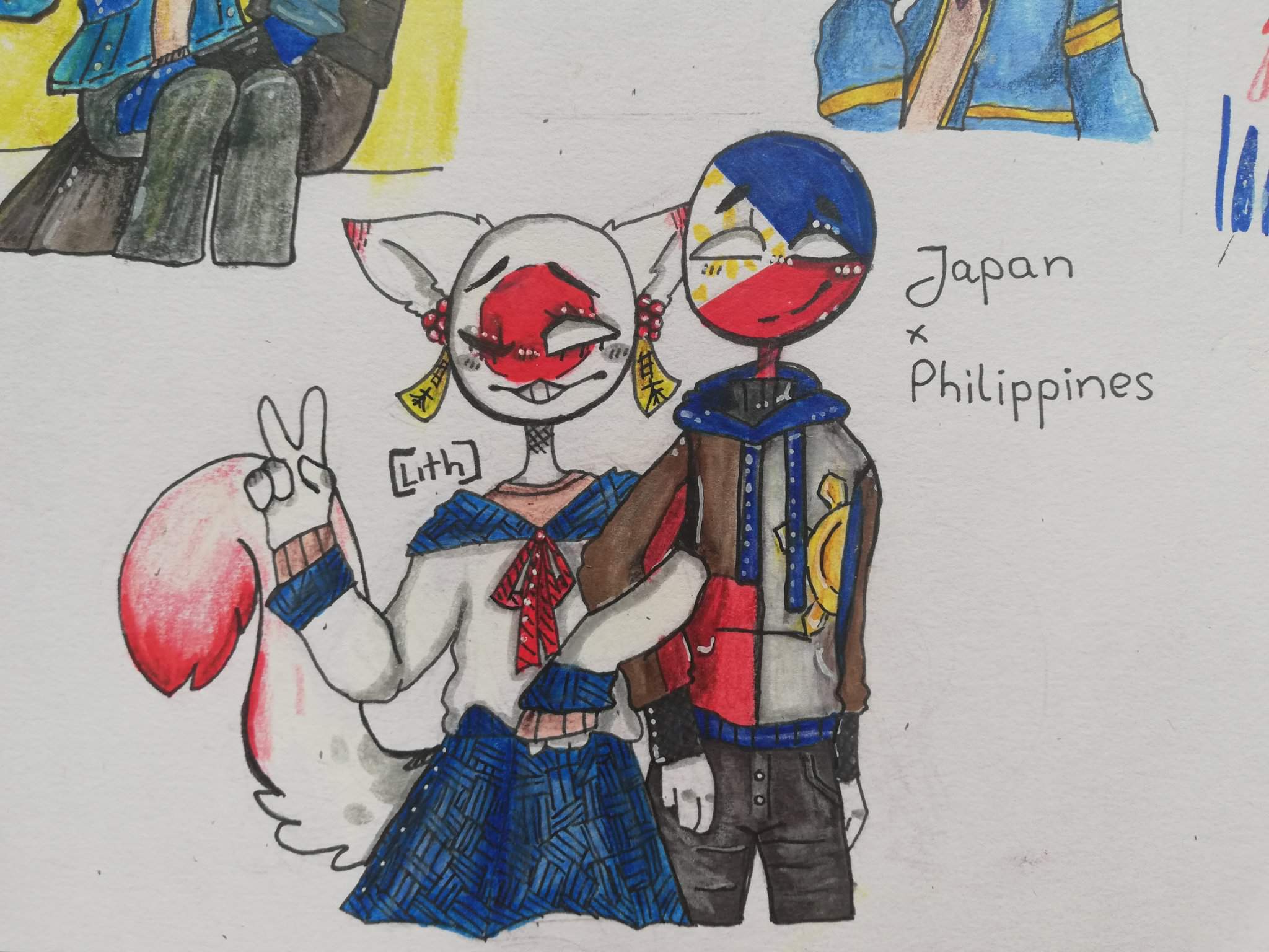 Countryhumans Philippines X Japan •countryhumans Amino• Eng Amino 0984