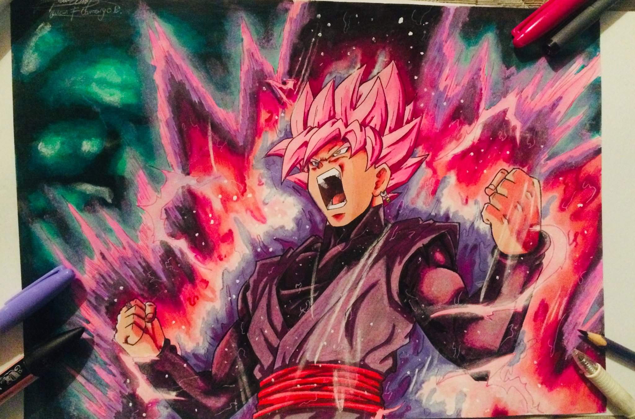 Dibujo De Goku Black Dragon Ball Espa Ol Amino