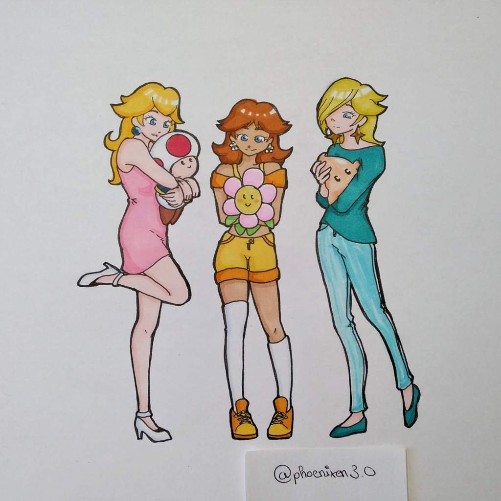 peach daisy rosalina plush