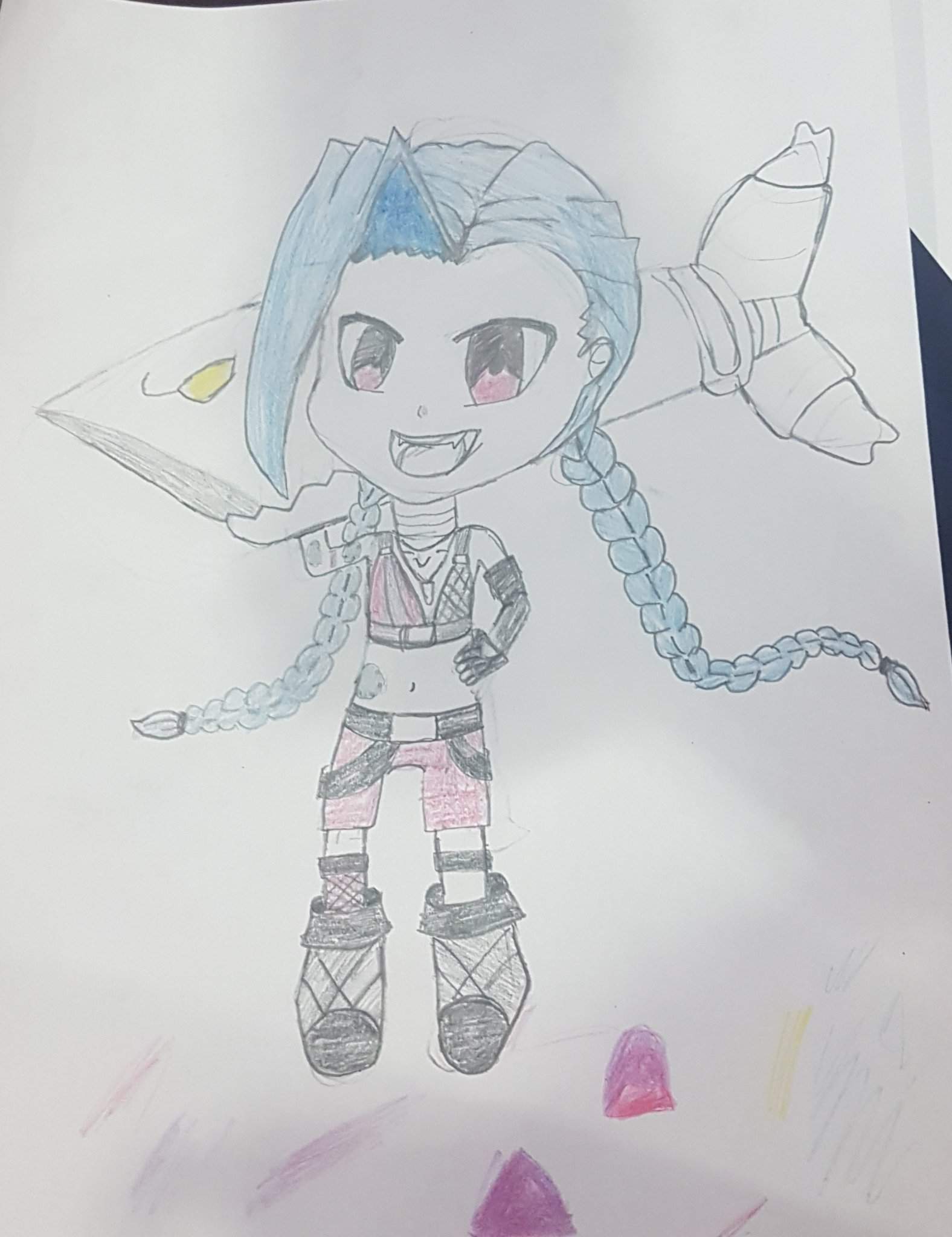 league of legends drawing jinx