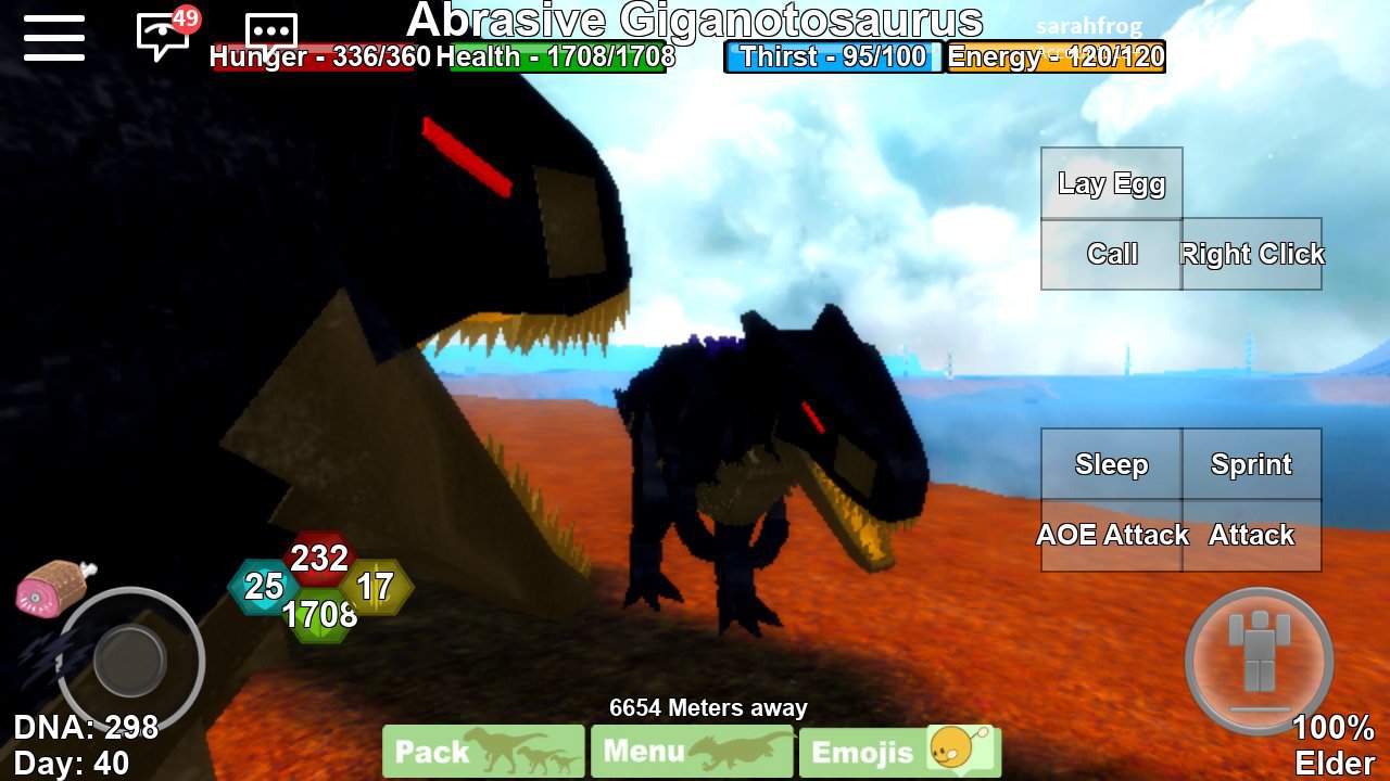 Trey The Abrasive Giganotosaurus Wiki Dinosaur Simulator Amino