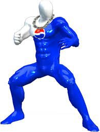 pepsi man stand