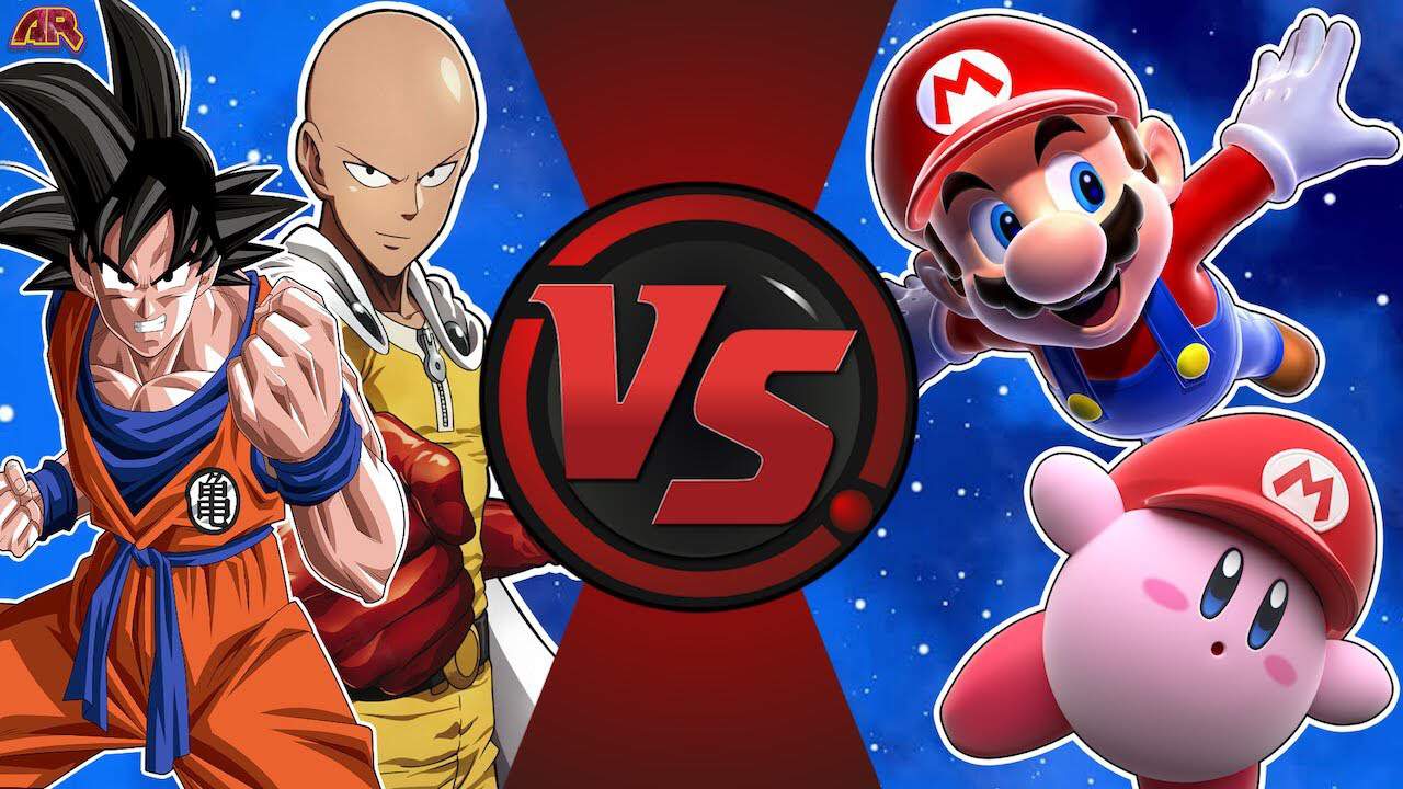 Goku & Saitama Vs Mario & Kirby | Battle Arena Amino Amino.
