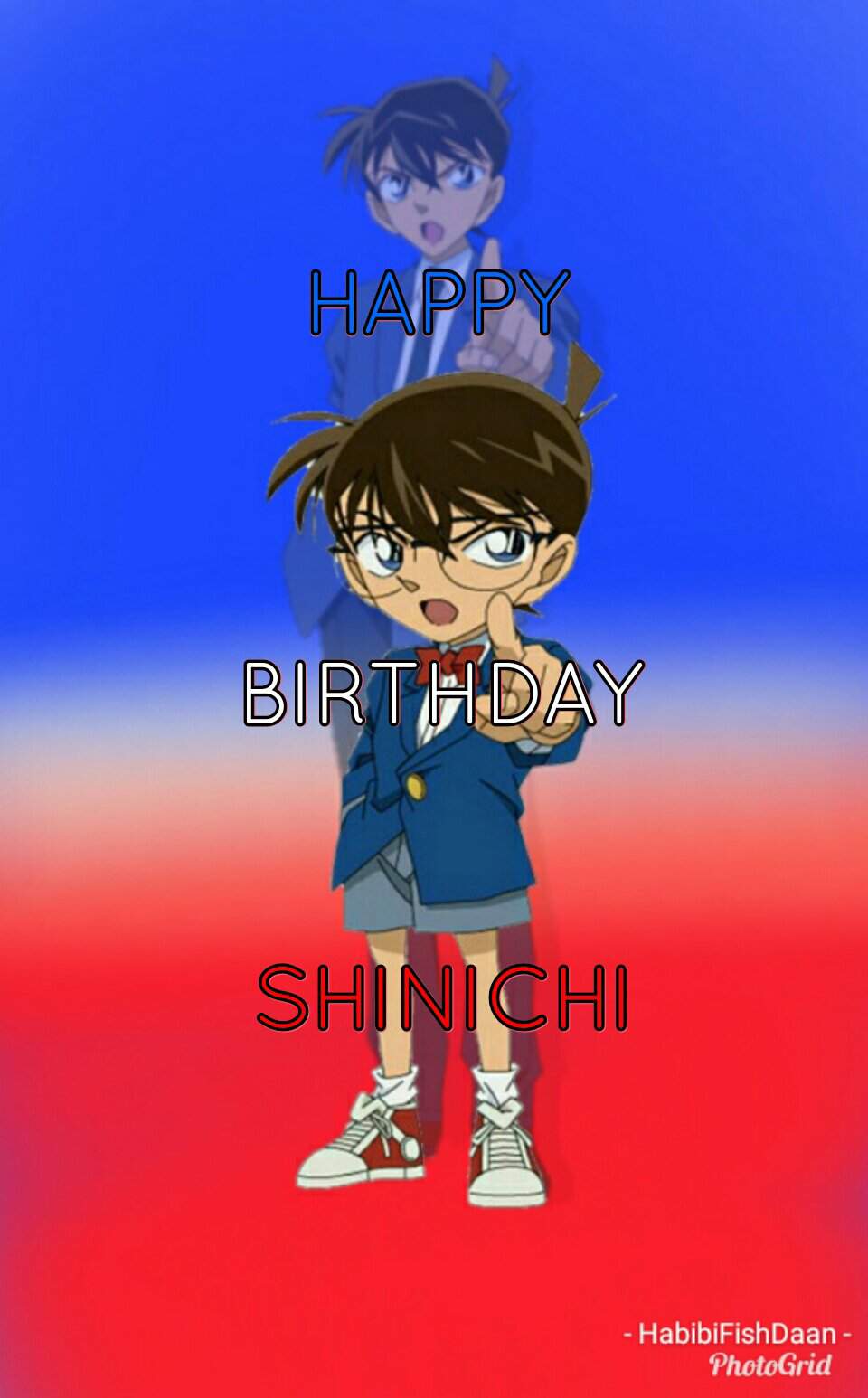 Happy Birthday Shinichi I Know This Is Not Much Compared To Other Birthday Posts So I M Sorry Detective Conan Magic Kaito Amino