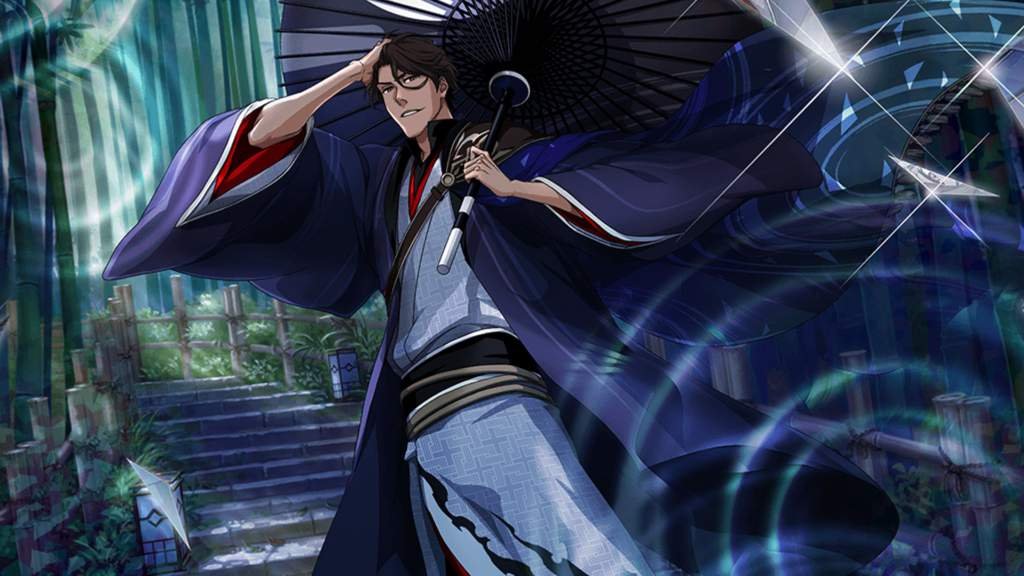 Sosuke Aizen (Japanese Parasol Version) Wiki Bleach Brave Souls
