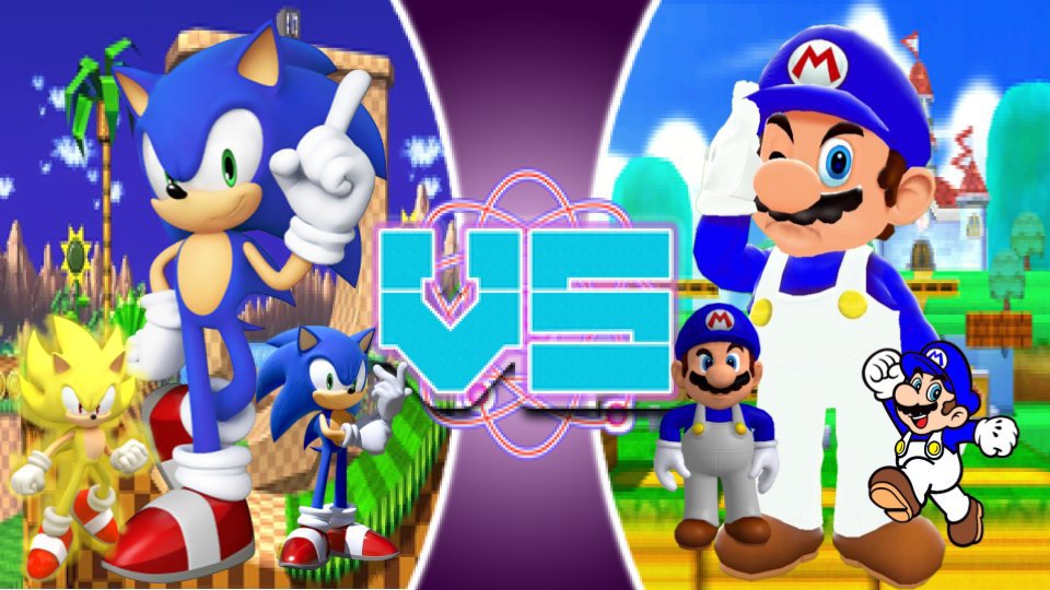 Sonic The Hedgehog Vs Smg4 Sega Vs Glitch Productions Cartoon Fight