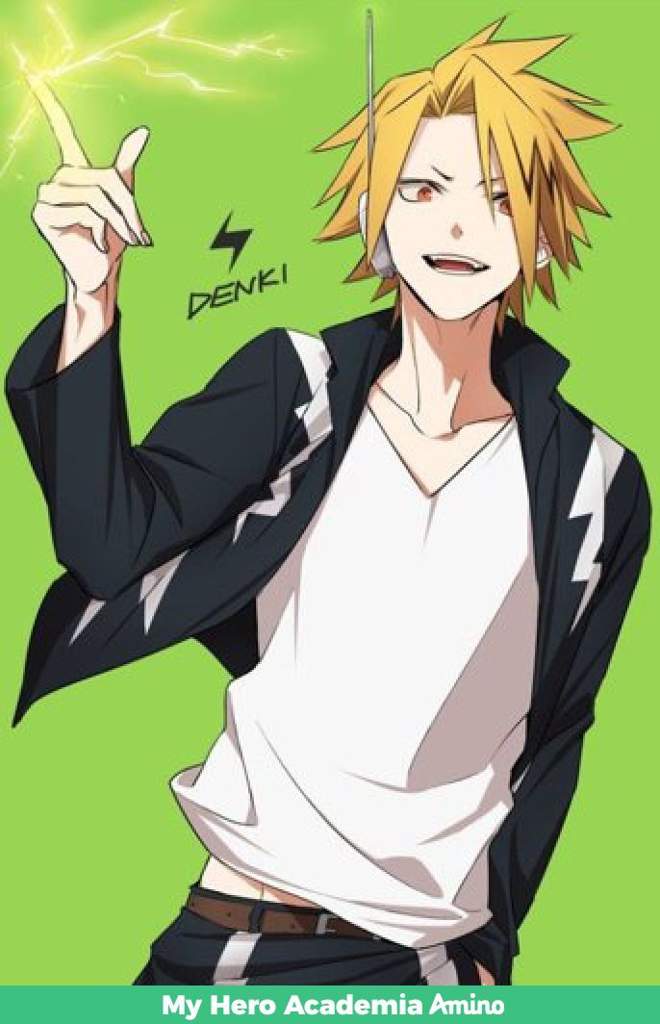 Kaminari Denki Wiki Bnha Amino