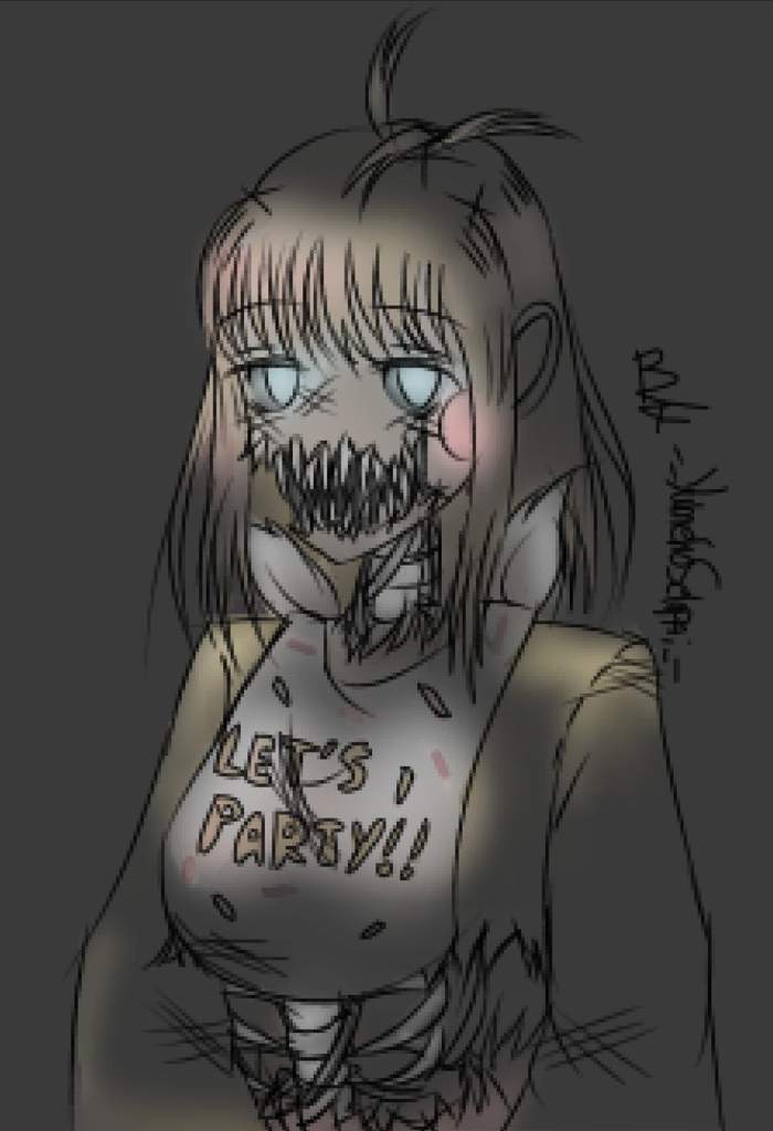 Drawkill Toy Chica Human Five Nights At Freddy S Amino