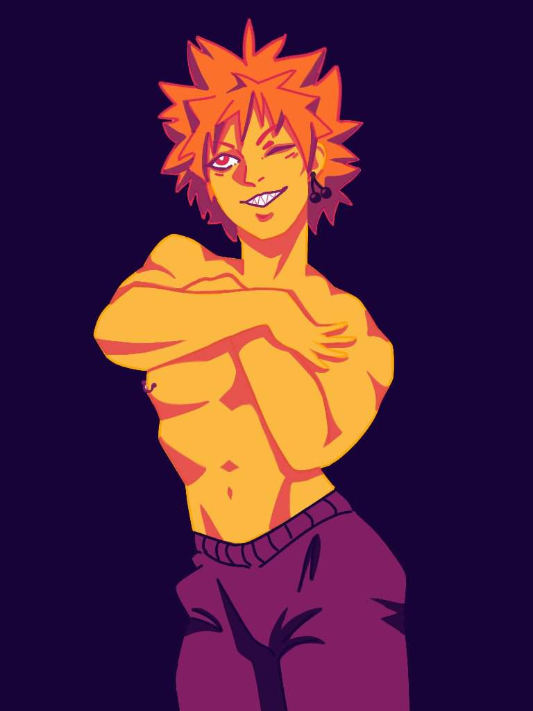 Bakugou But He S Colorful And Smiling For Once My Hero