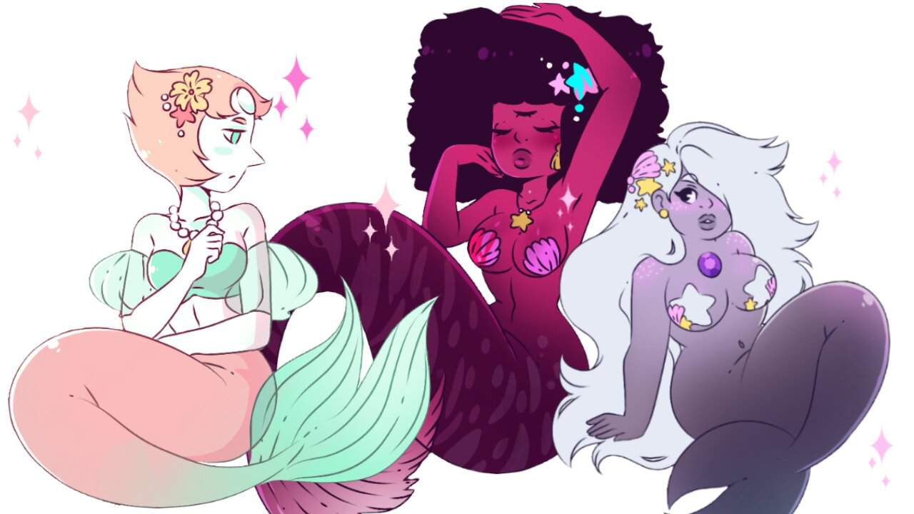 Crystal Gems Mermay Drawings Steven Universe Amino