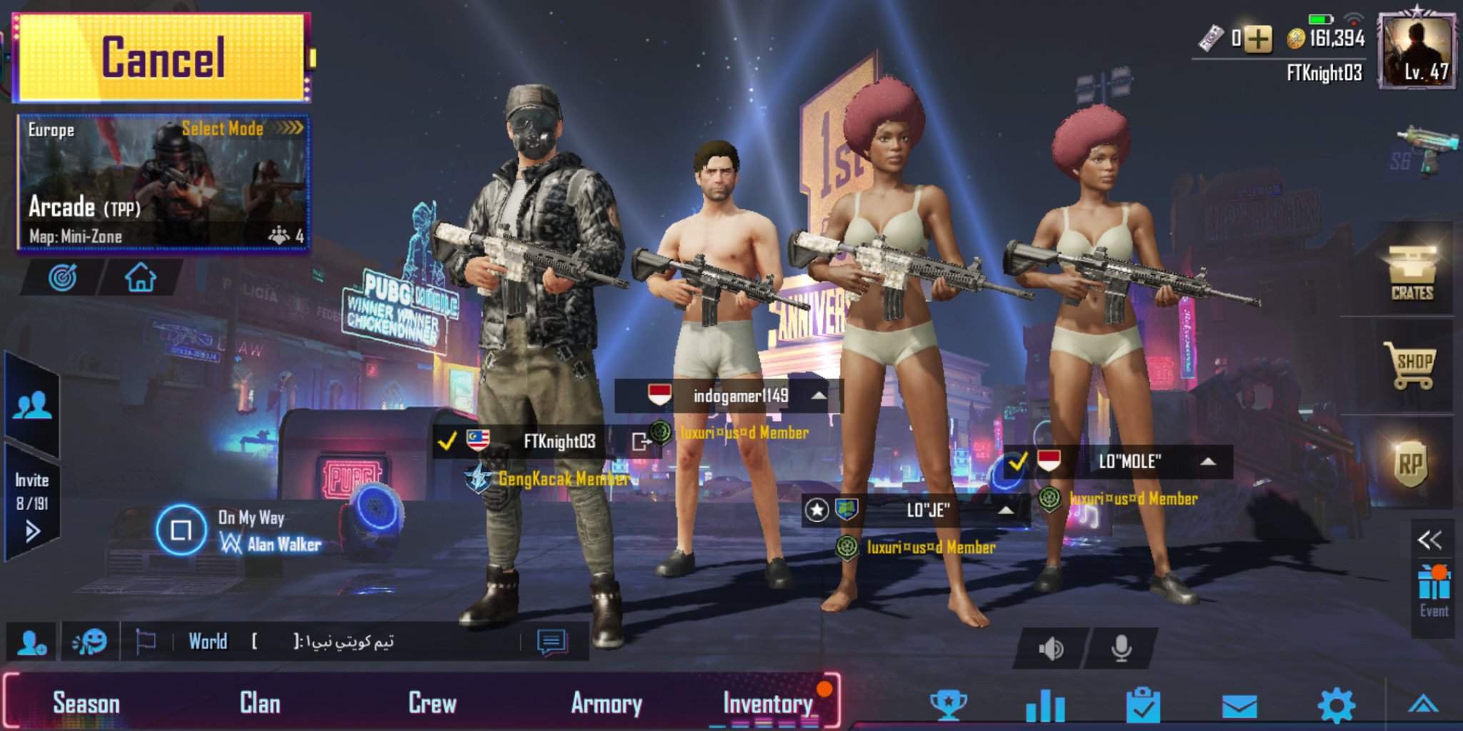 The Naked Squad PUBG Mobile Amino