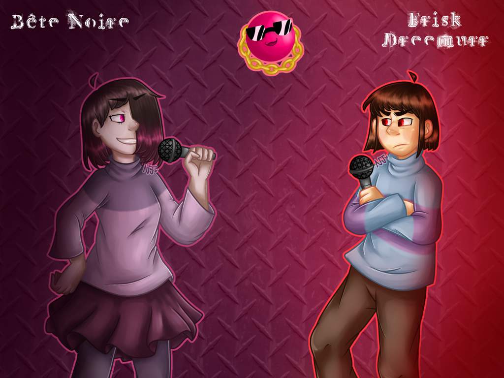 epic rap battles of glitchtale || frisk vs. betty