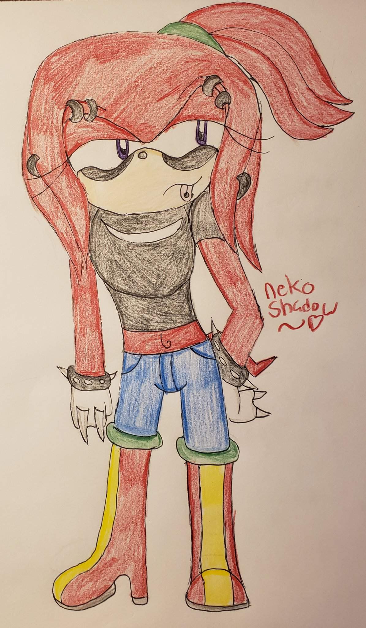 Female knuckles Sonic Amino Team Infinity Amino