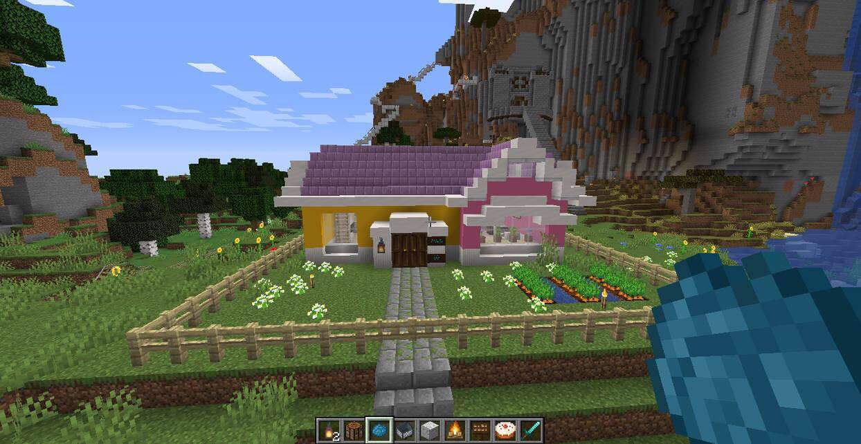 barbie dream house in minecraft