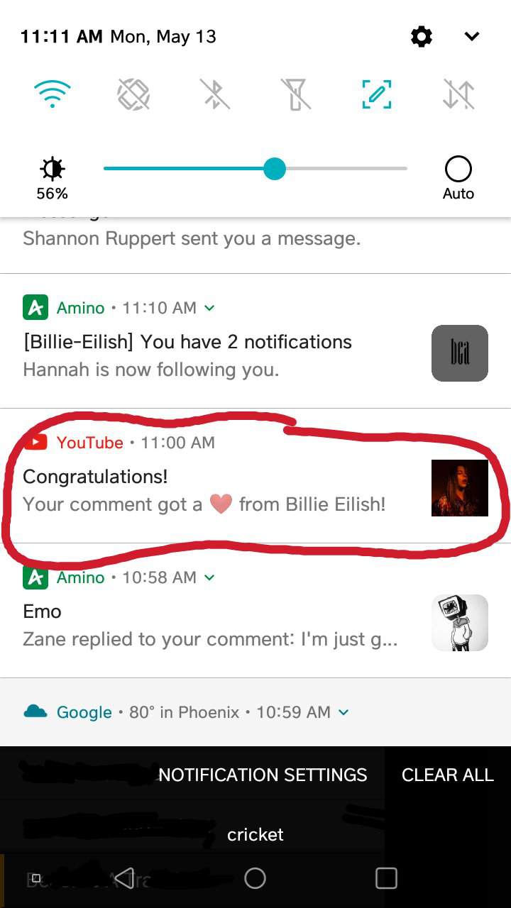 Billie Hearted My Comment On Youtube Billie Eilish Amino