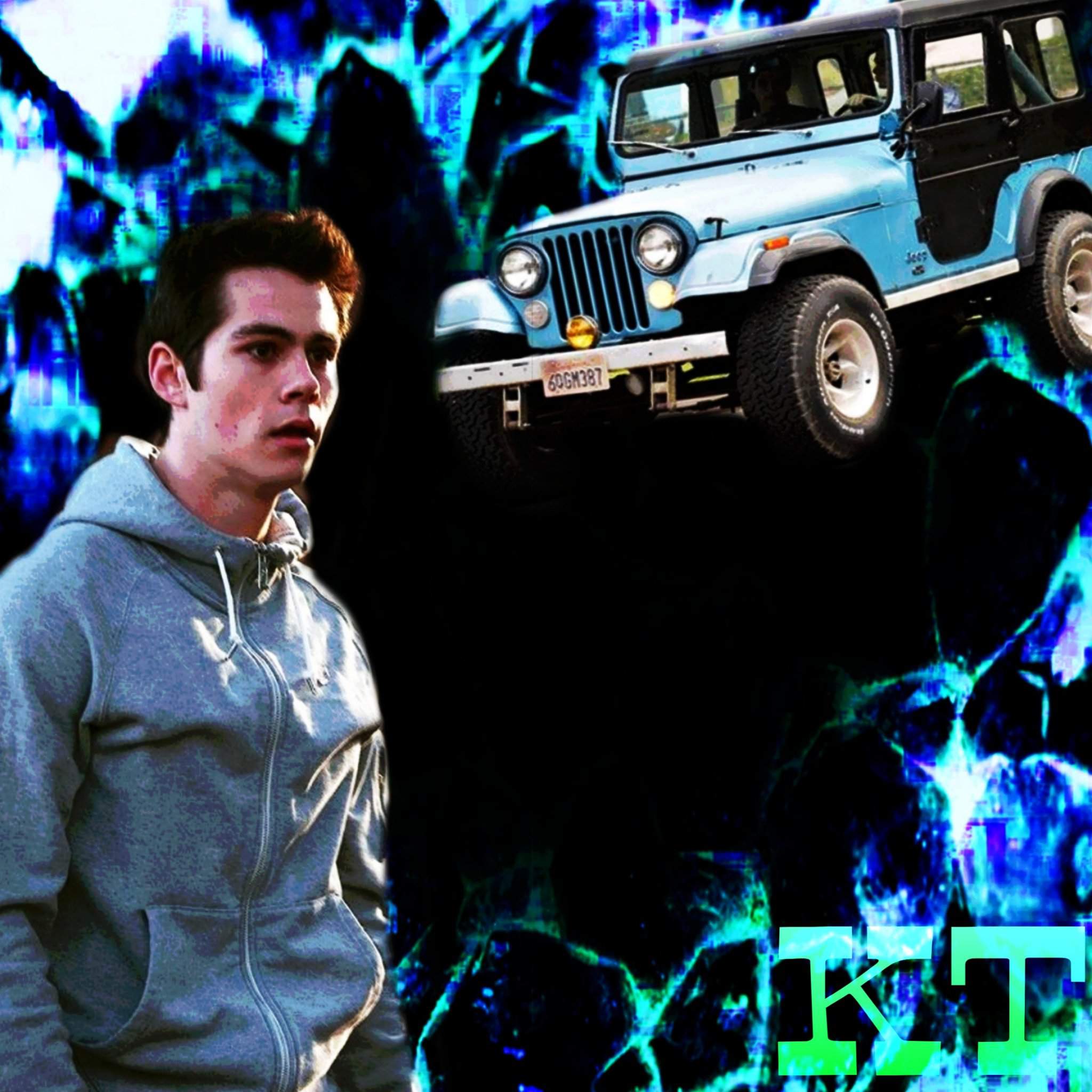 Stiles And His Jeep Blue Edit Teen Wolf Amino