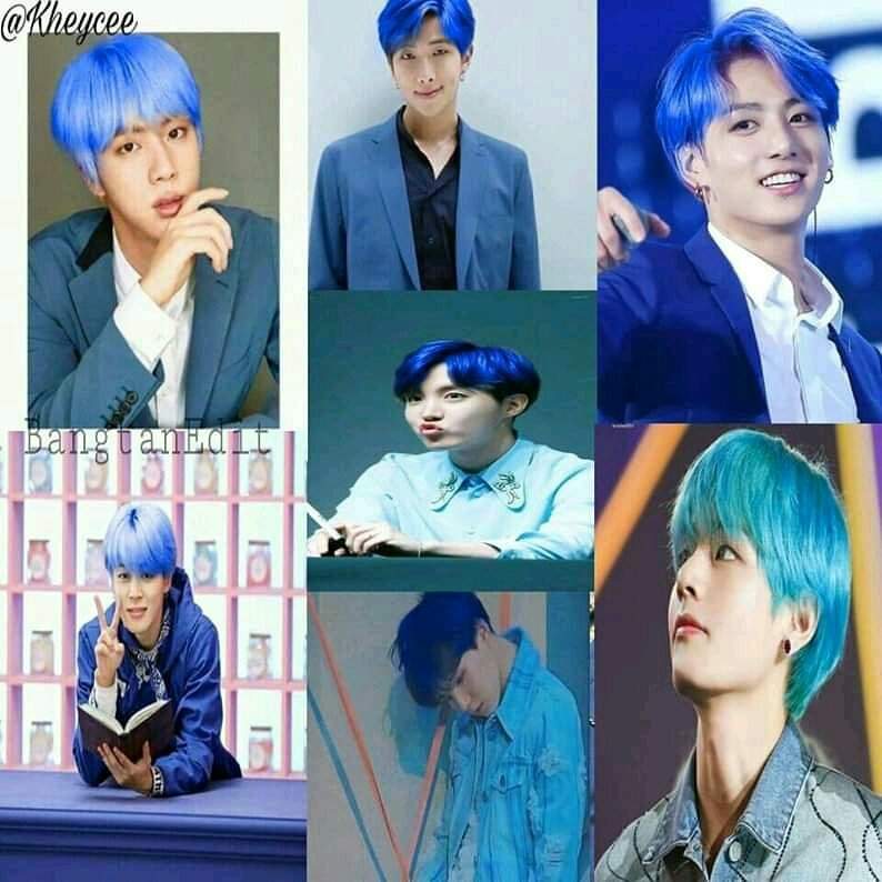 BTS PIC # PIC IN BLUE HAIR πππππππππ | ARMY's Amino BTS PIC # PIC IN BLUE HAIR πππππππππ | ARMY's Amino