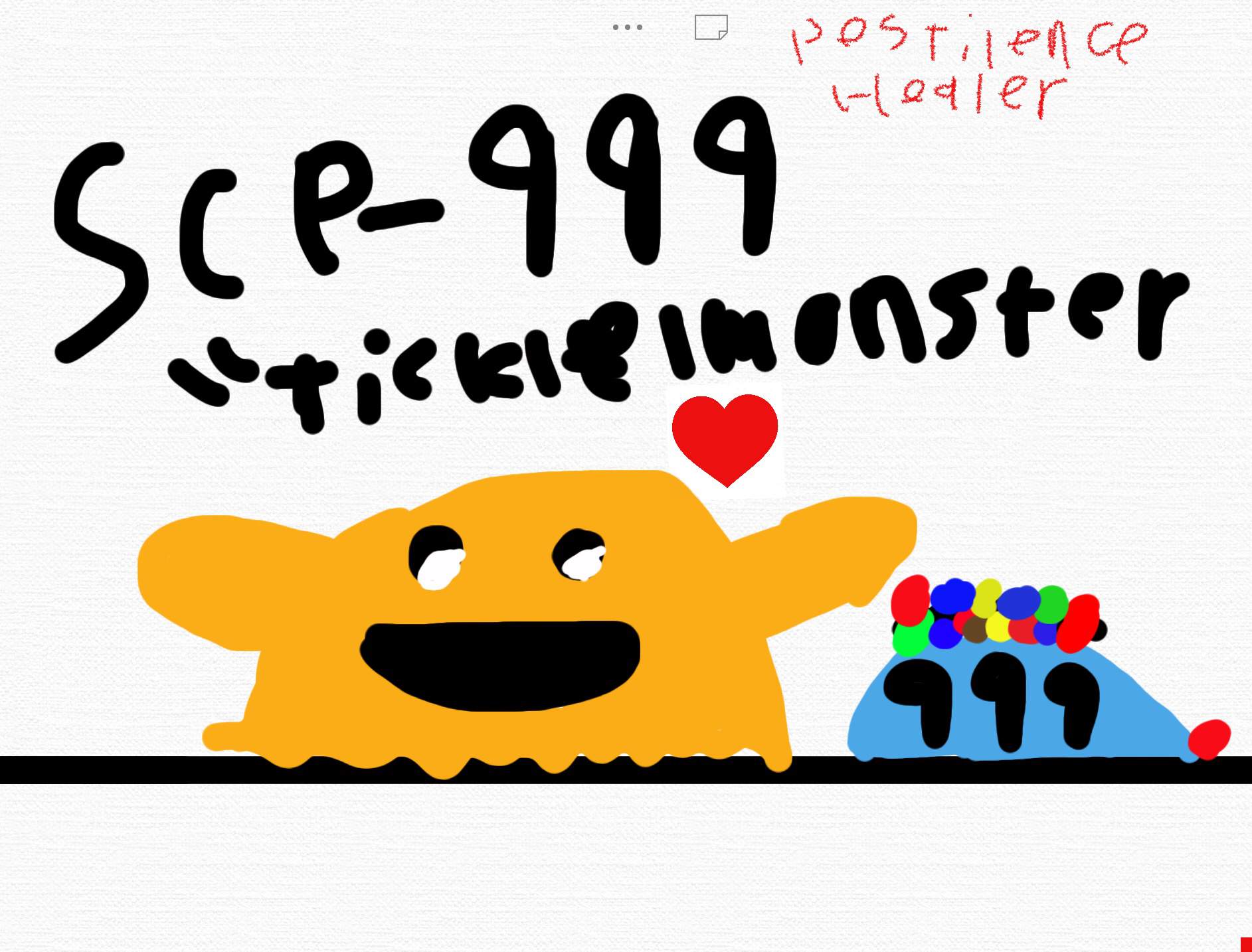 My Scp 999 Drawing Scp Foundation Amino