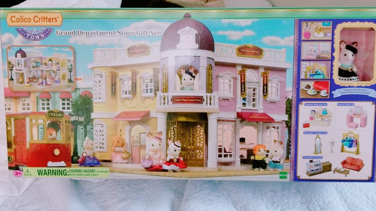 calico critters grand department store gift set
