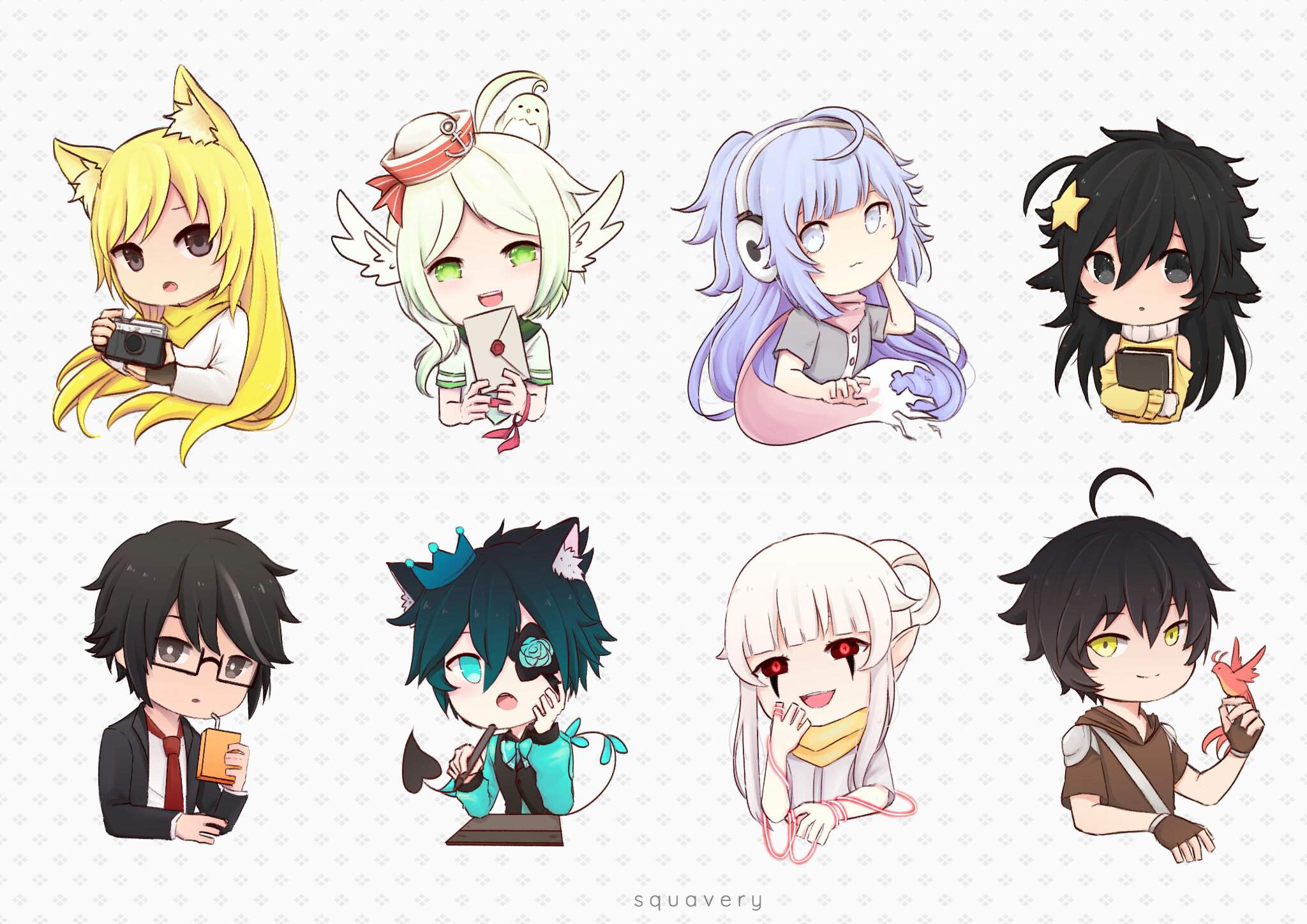 Featured image of post Anime Chibi Headshot Chibi looks out of the circle