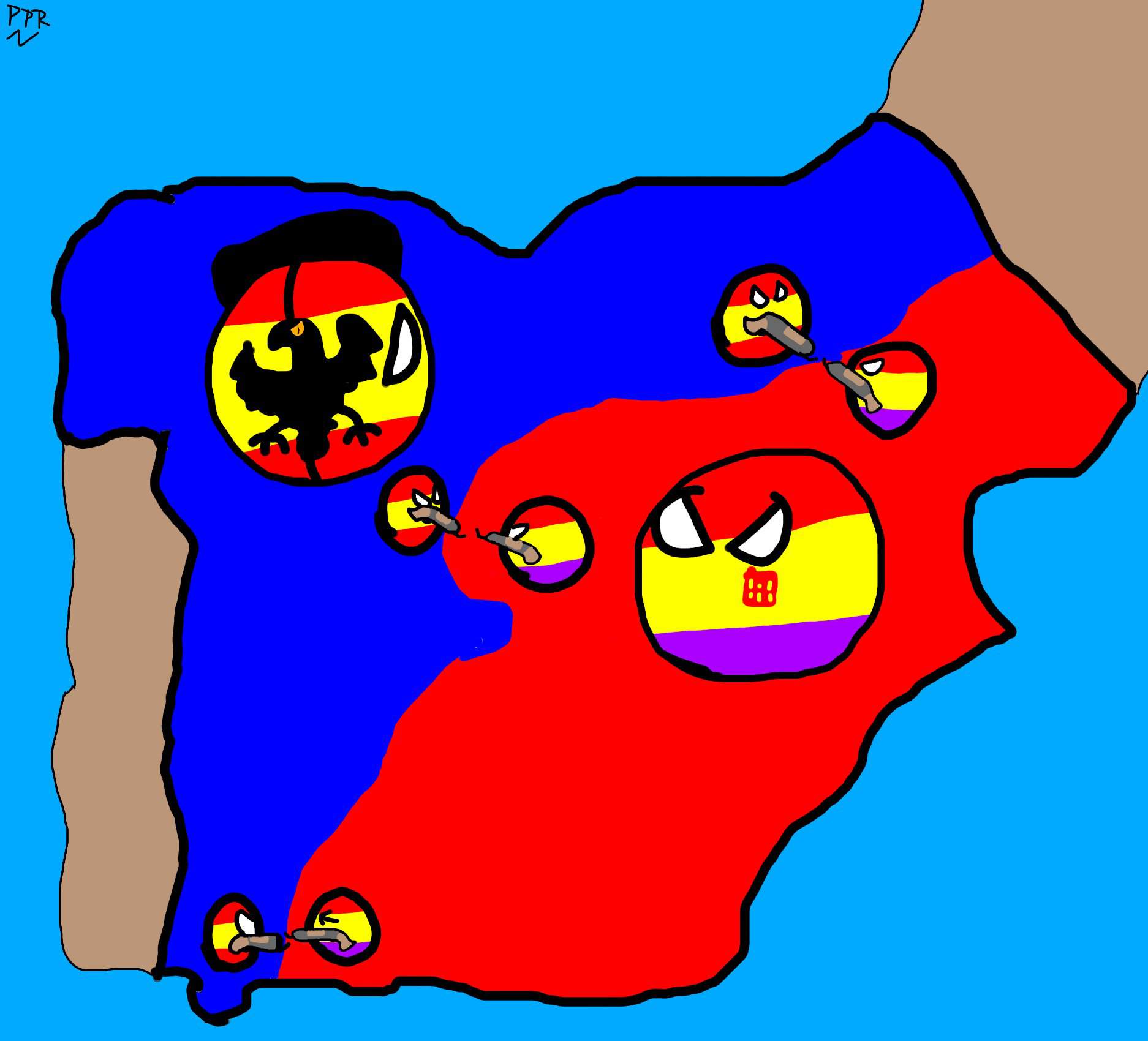 spanish-civil-war-wiki-polandball-amino