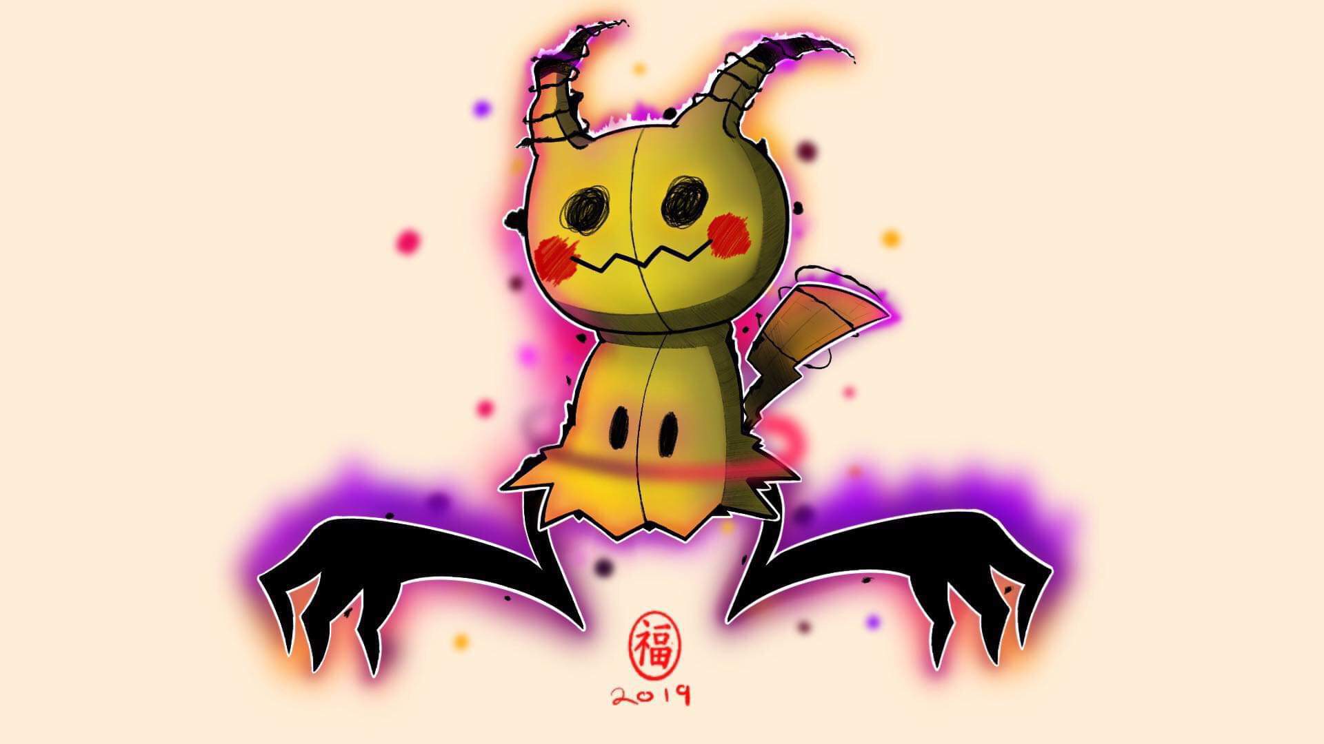 Mimikyu Drawing On My iPad | Pokémon Amino