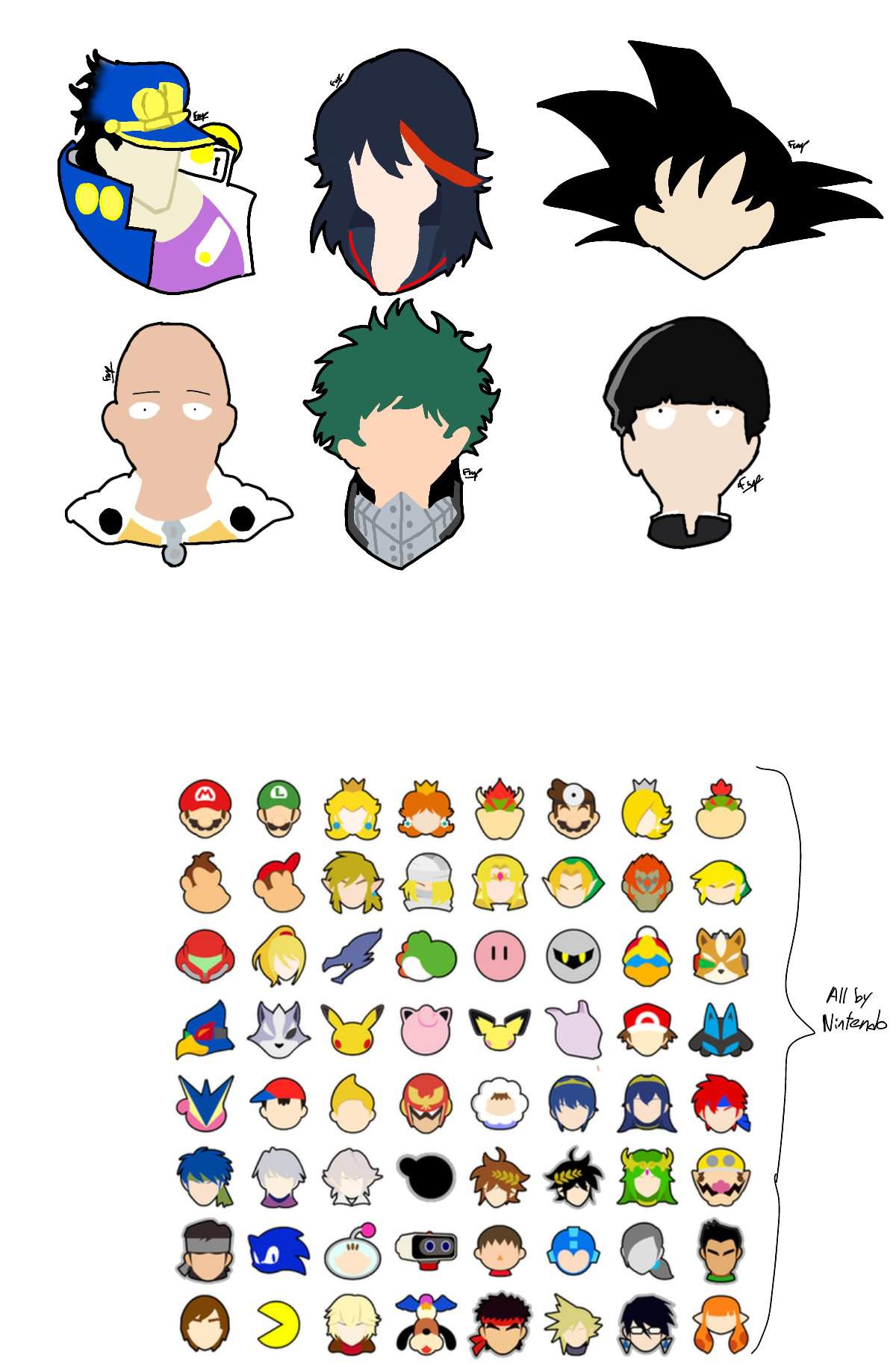 Anime Characters as SSBU Stock Icons | Anime Amino