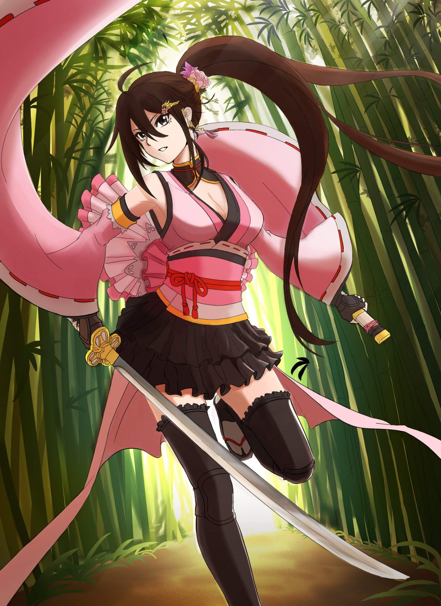 Samurai Kimono Girl Anime Art Amino