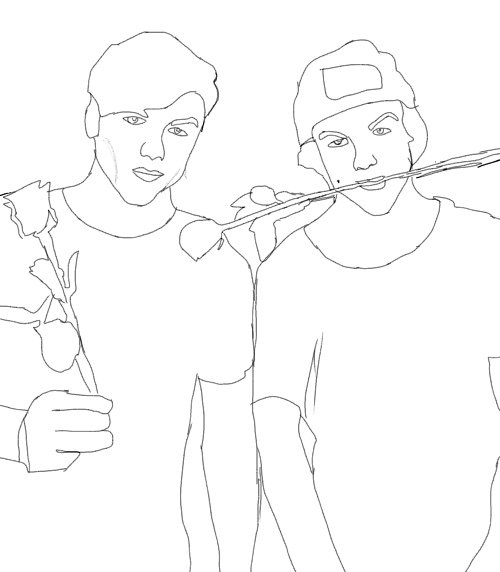 dolan twins coloring pages